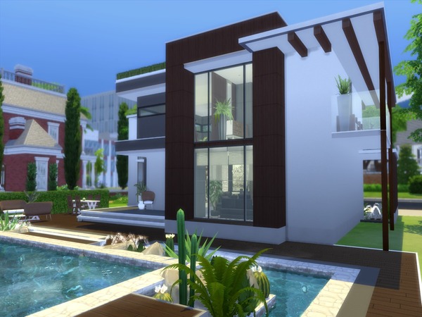Sims 4 Modern Finaja house by Suzz86 at TSR