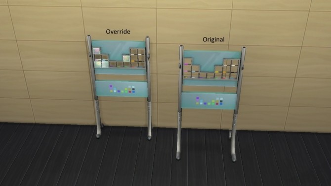 Sims 4 Smaller Elemental Display Rack by chaggith at Mod The Sims