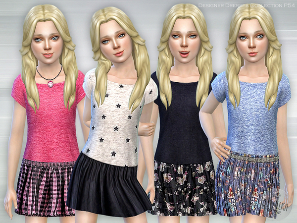 Sims 4 Designer Dresses Collection P54 by lillka at TSR