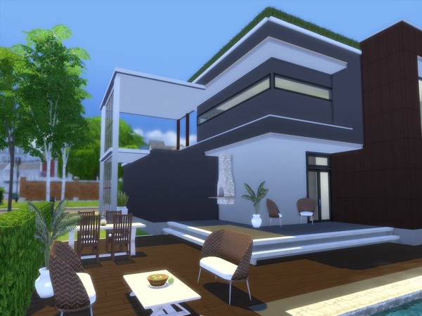 Sims 4 Modern Finaja house by Suzz86 at TSR