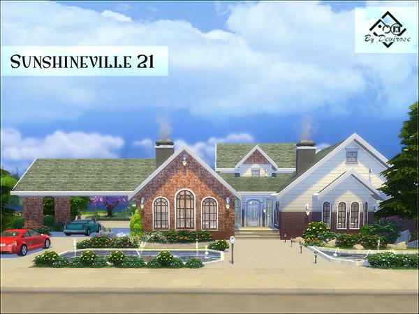 Sims 4 Sunshineville 21 house by Devirose at TSR