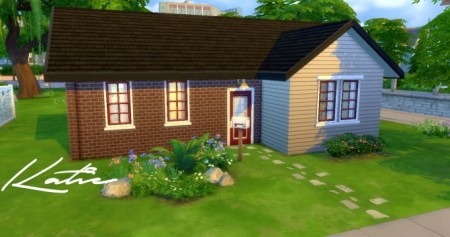 Katie starter home (furnished/ unfurnished) by Flowy_fan at Mod The Sims