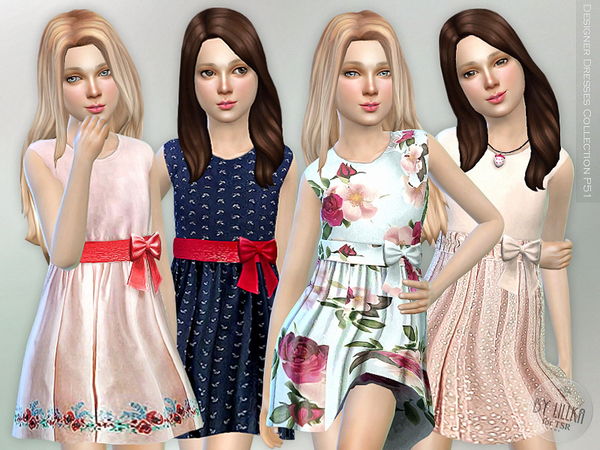Sims 4 Designer Dresses Collection P51 by lillka at TSR