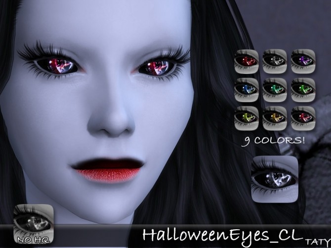 Sims 4 Halloween Eyes CL by Taty86 at SimsWorkshop