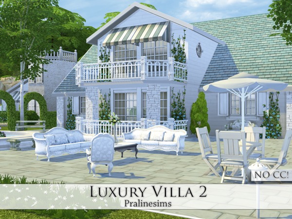 Sims 4 Luxury Villa 2 by Pralinesims at TSR
