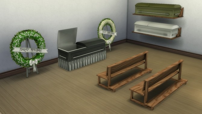 Sims 4 Simcity 4 Funeral Chapel items by necrodog at Mod The Sims