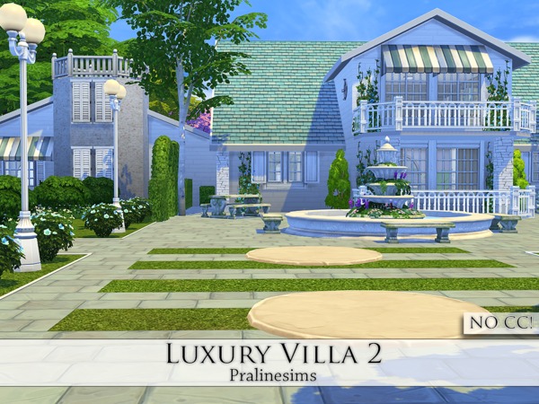 Sims 4 Luxury Villa 2 by Pralinesims at TSR