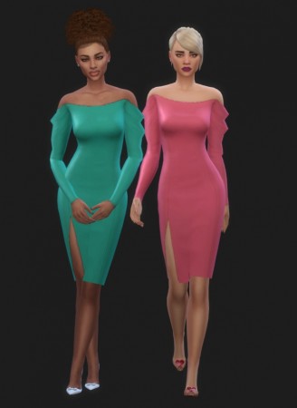 Drusilla Dress Recolors in wms​ unnaturals at Maimouth Sims4