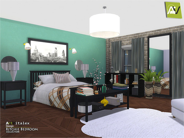 Sims 4 Ritchie Bedroom by ArtVitalex at TSR