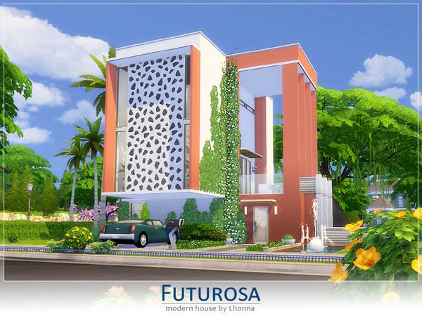 Sims 4 Futurosa house by Lhonna at TSR