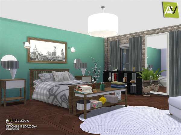 Sims 4 Ritchie Bedroom by ArtVitalex at TSR