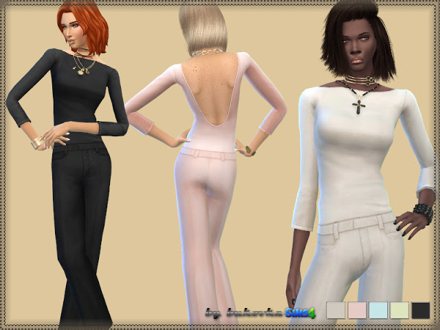 Sims 4 Jumpsuit Elite at Bukovka