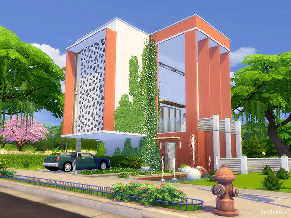 Sims 4 Futurosa house by Lhonna at TSR