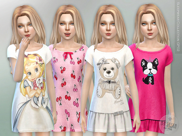 Sims 4 Sleepwear Collection GP02 by lillka at TSR