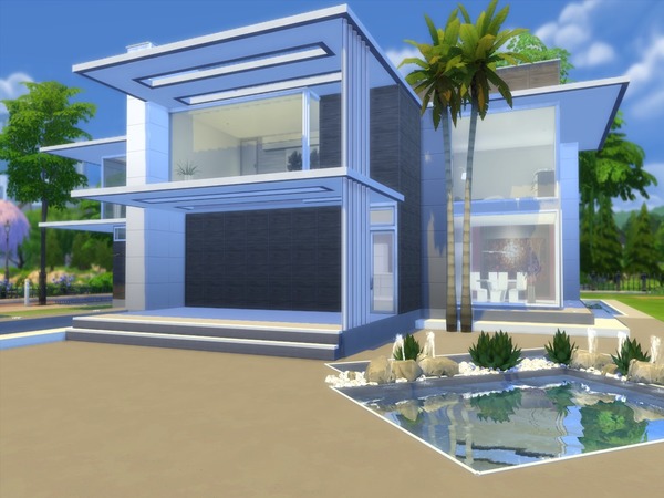 Sims 4 Modern Liana home by Suzz86 at TSR