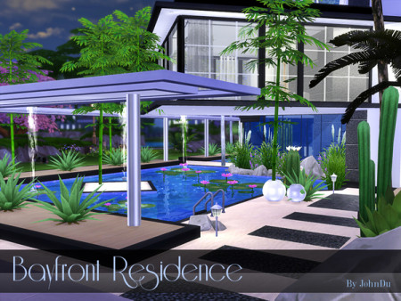 Bayfront Residence by johnDu at TSR » Sims 4 Updates