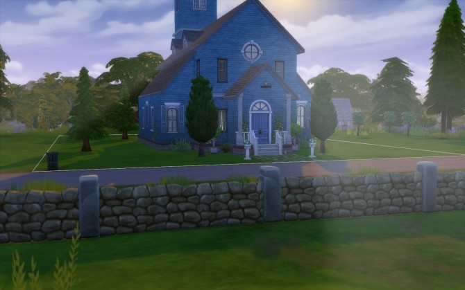 Sims 4 Summery country church by TaijaT at Mod The Sims