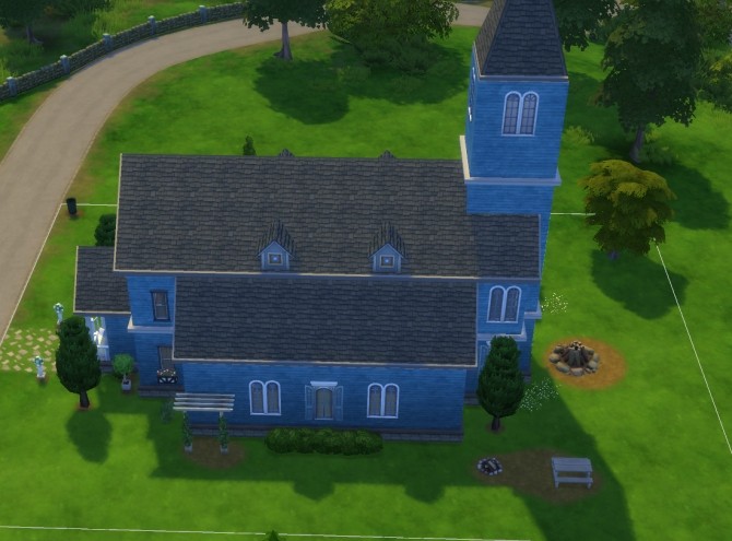 Sims 4 Summery country church by TaijaT at Mod The Sims