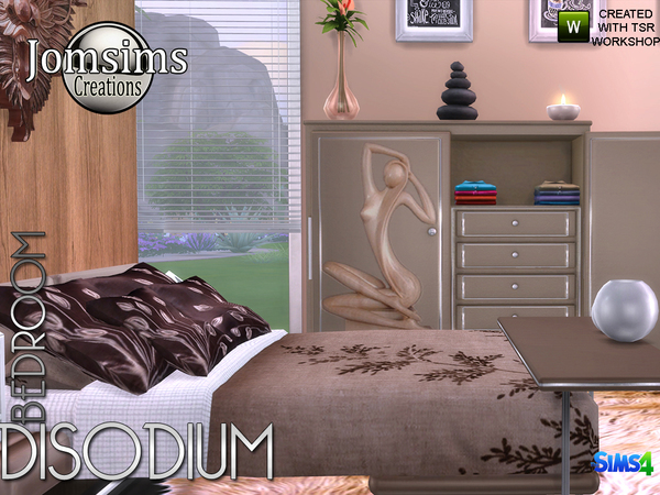 Sims 4 Disodium bedroom by jomsims at TSR