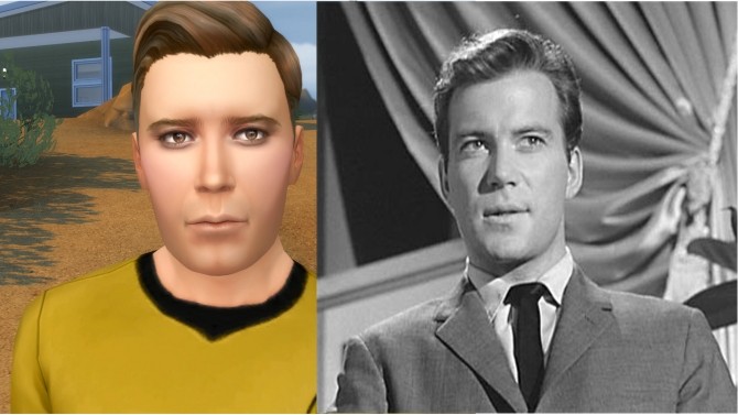 Sims 4 Captain James Kirk by Snowhaze at Mod The Sims
