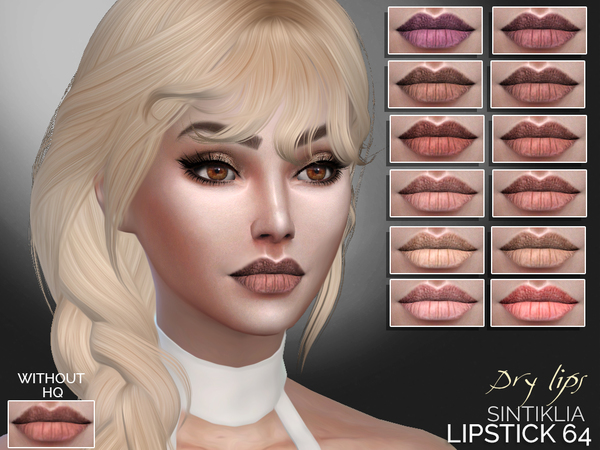 Sims 4 Lipstick 64 by Sintiklia at TSR