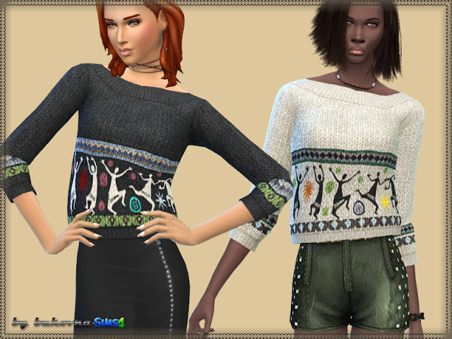 Sims 4 Sweater Little Men at Bukovka