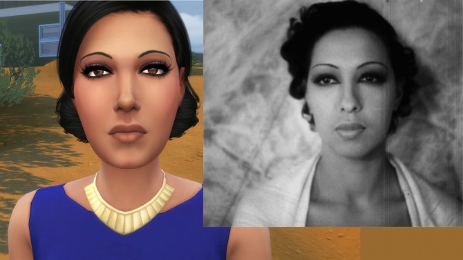 Sims 4 The Remarkable Josephine Baker by Snowhaze at Mod The Sims