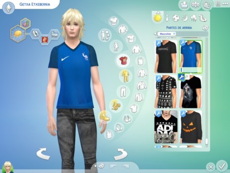 France T-shirts by BlackGore08 at Mod The Sims