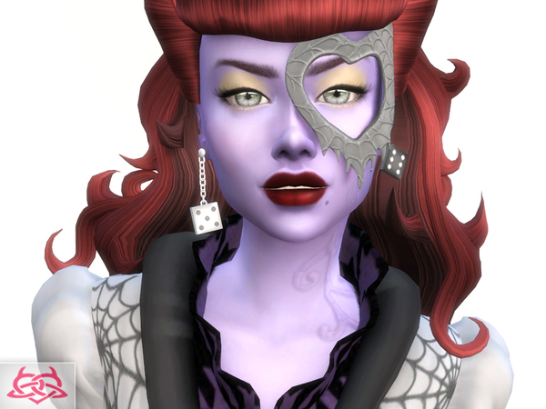 Sims 4 Operetta hair, mask, shoes, tattoo, outfits, skin detail, earrings by Colores Urbanos at TSR