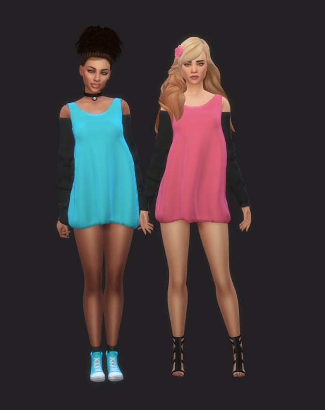 Sims 4 Effy Dress Recolor/Retexture at Maimouth Sims4