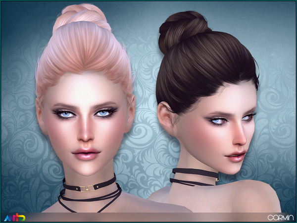 Sims 4 Carmin Hair by Anto at TSR