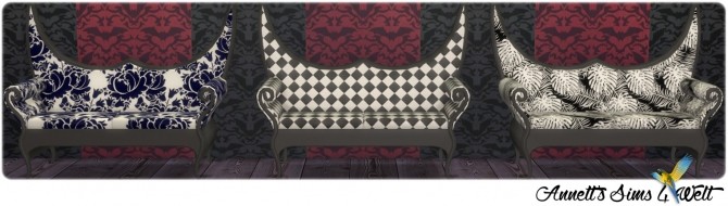 Sims 4 TS3 to TS4 Conversion Vampir Sofa at Annett’s Sims 4 Welt