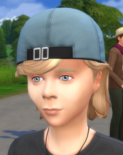Sims 4 Backward baseball cap for kids by xordevoreaux at Mod The Sims