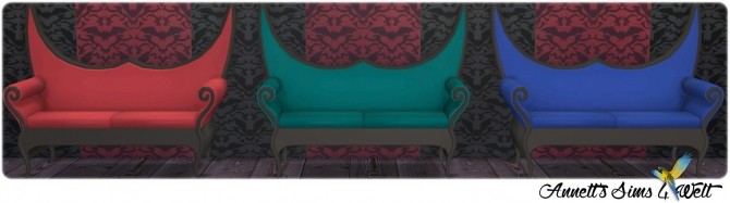 Sims 4 TS3 to TS4 Conversion Vampir Sofa at Annett’s Sims 4 Welt