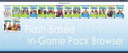 Flash-Based In-Game Pack Browser by weerbesu at Mod The Sims
