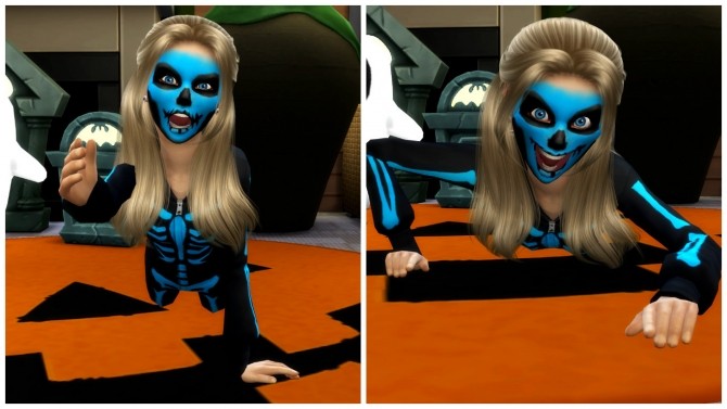 Sims 4 Scary Kid Pose Pack at RomerJon17 Productions