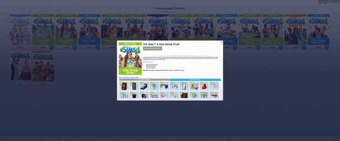 Sims 4 Flash Based In Game Pack Browser by weerbesu at Mod The Sims