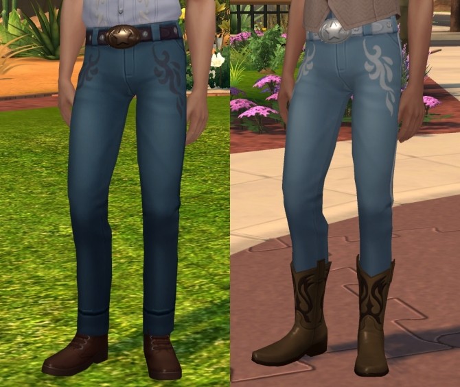 Sims 4 Dia de los Muertos Jeans Separated by VentusMatt at Mod The Sims