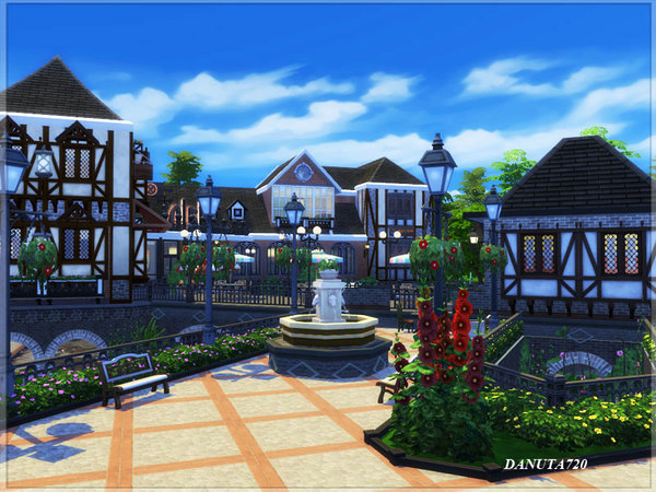 Sims 4 Gourmet restaurant by Danuta720 at TSR