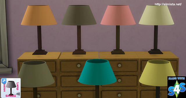 Sims 4 Mission Lamp at Simista