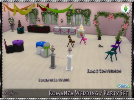 Romanza Wedding/Party Set at SrslySims