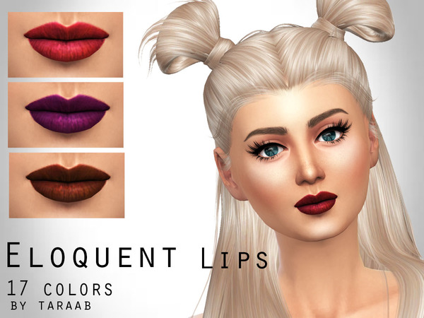 Sims 4 Eloquent Lips by taraab at TSR