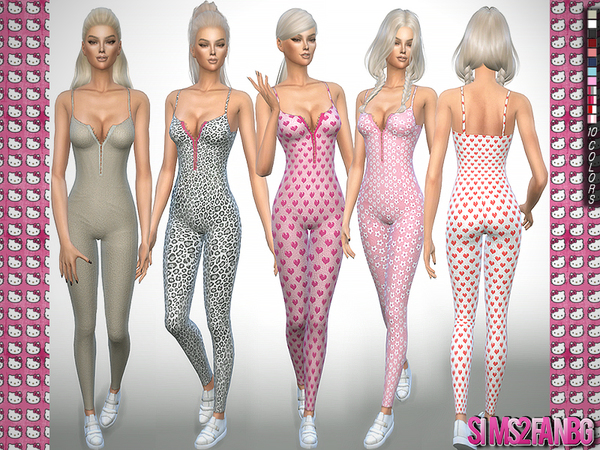 Sims 4 240 Sleepwear Pijama Outfit by sims2fanbg at TSR