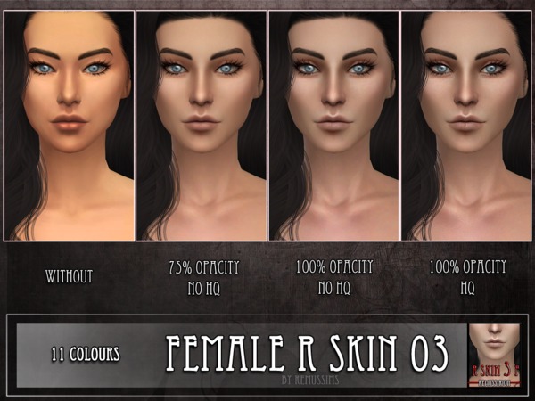 Sims 4 R skin 3 female by RemusSirion at TSR