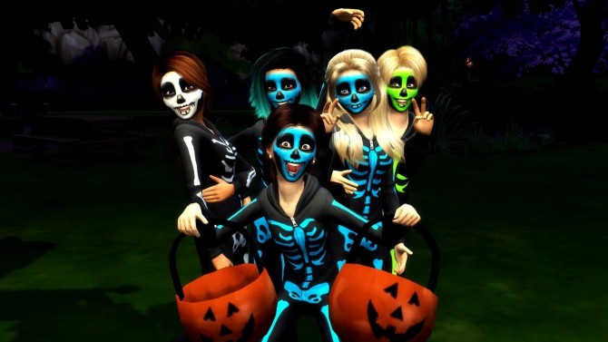 Sims 4 Halloween Pose Pack at RomerJon17 Productions