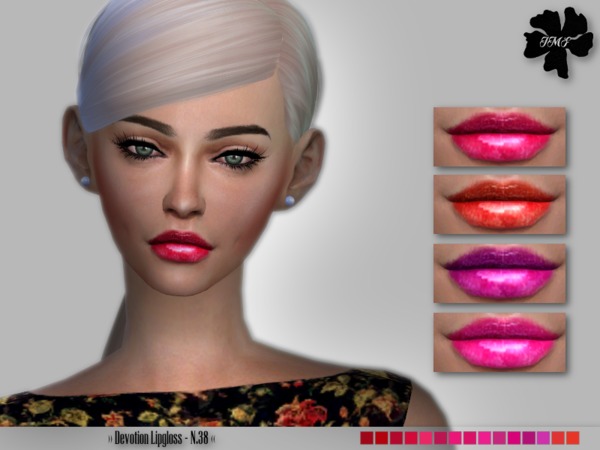 Sims 4 IMF Devotion Lipgloss N.38 by IzzieMcFire at TSR