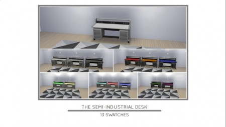 The Semi-Industrial Desk by MrMonty96 at Mod The Sims