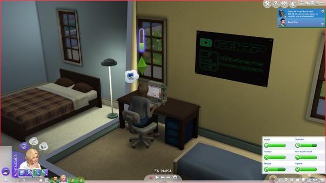 Sims 4 Computer & Poster Combo to make your Sims focused while programming by Dexmach1 at Mod The Sims
