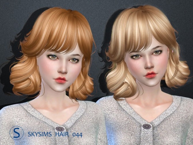 Sims 4 Skysims hair 044t (Pay) at Butterfly Sims