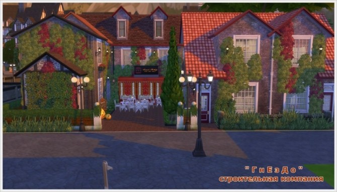 Sims 4 Charlie english restaurant at Sims by Mulena